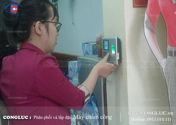 Lắp đặt máy chấm công vân tay tại Cầu Đất, Hải Phòng