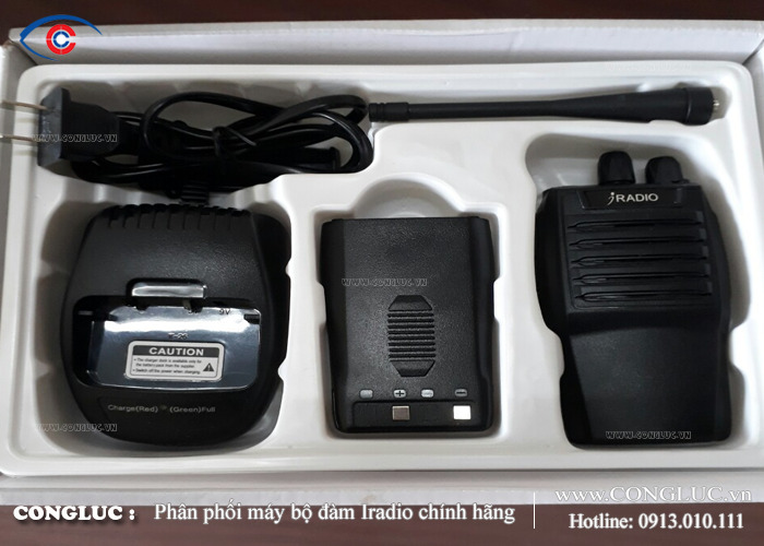 Phân phối máy bộ đàm Iradio chính hãng tại Hải Phòng