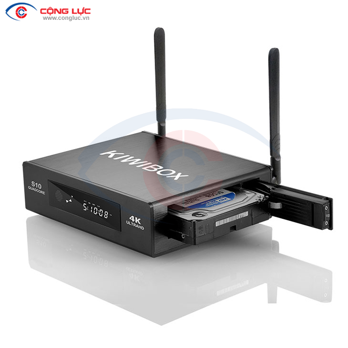 Đầu android tv box kiwbox s10 giá rẻ