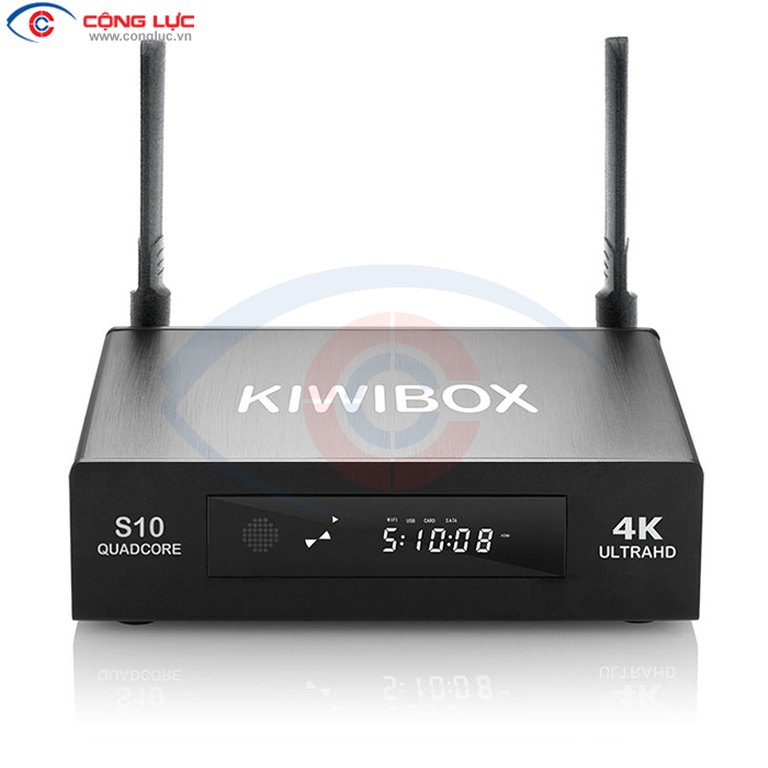 Mặt trước đầu kiwibox s10 chính hãng