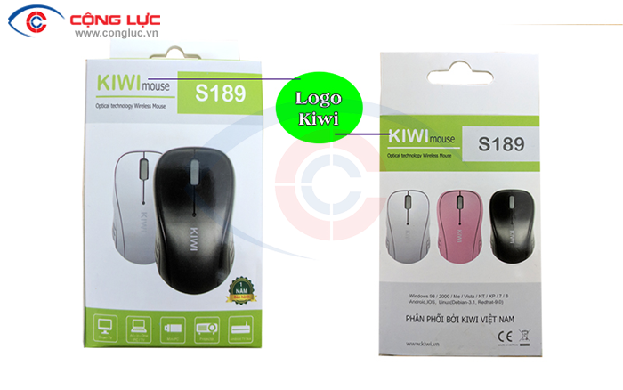 vỏ hộp chuột không dây kiwi chính hãng