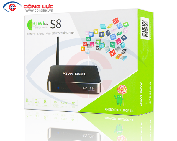 Vỏ hộp đầu kiwibox s8 chính hãng