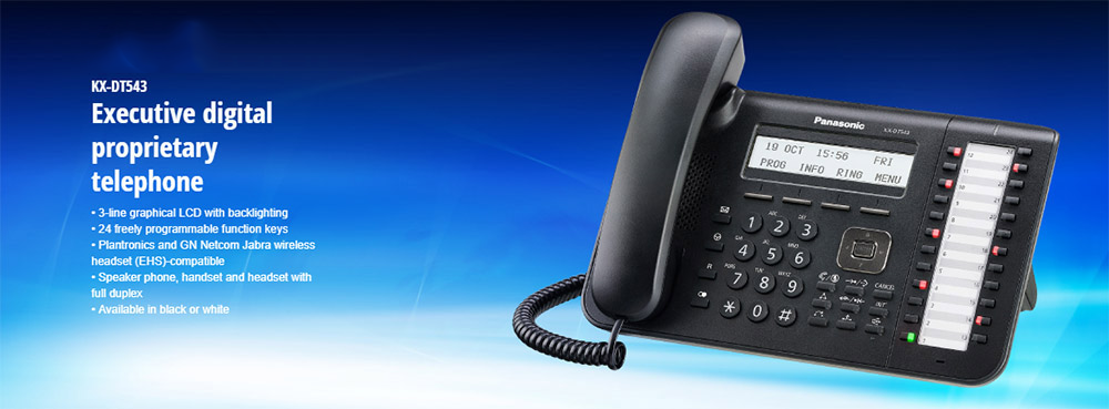 Điện thoại bàn trực lễ tân panasonic kx-dt543 chính hãng