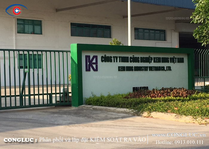 Lắp đặt ệ thống kiểm soát ra vào công ty KEIN HING MURAMOTO Việt Nam