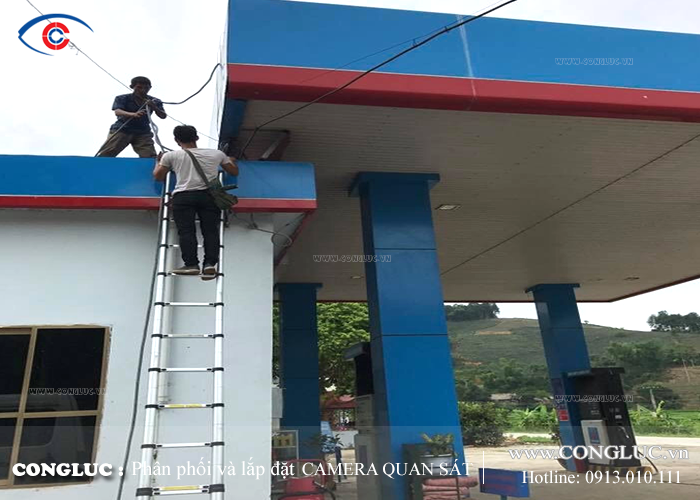 Lắp đặt camera giám sát an ninh trạm xăng dầu tại Hải Phòng