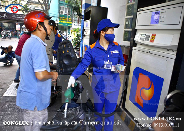 Lắp đặt camera giám sát trạm xăng dầu Hải Phòng