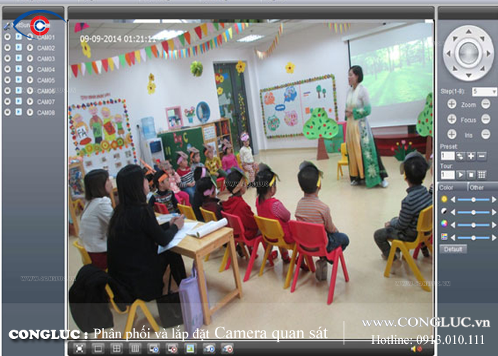 Lắp đặt hệ thống camera quan sát trường học, trường mầm non