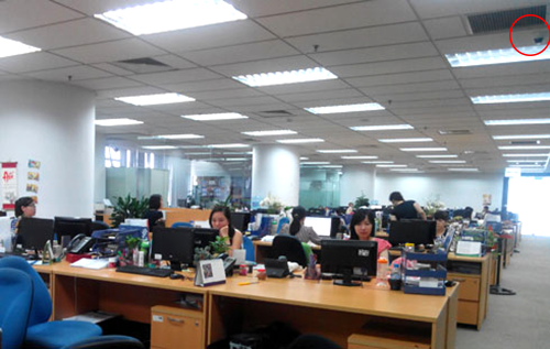 Lắp đặt camera quan sát cho văn phòng công ty