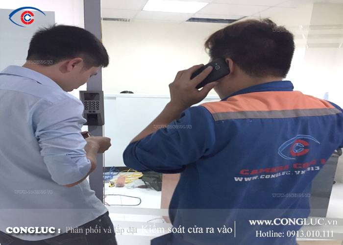 lắp kiểm soát cửa ra vào cho công ty tại Hải Phòng