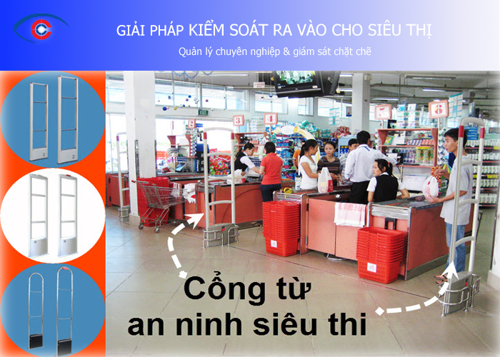 Giải pháp lắp đặt kiểm soát cửa ra vào dành cho siêu thị