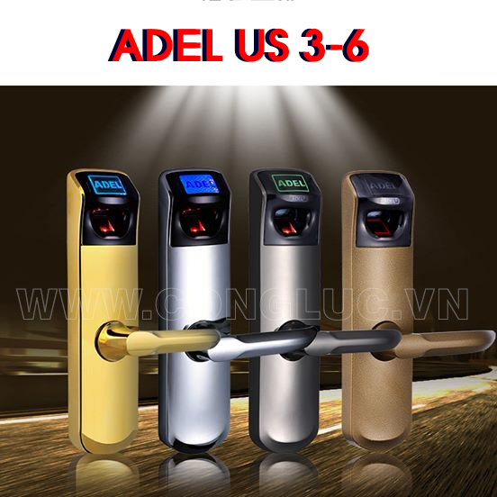Khóa cửa vân tay Adel US 36 giá rẻ tại Hải Phòng