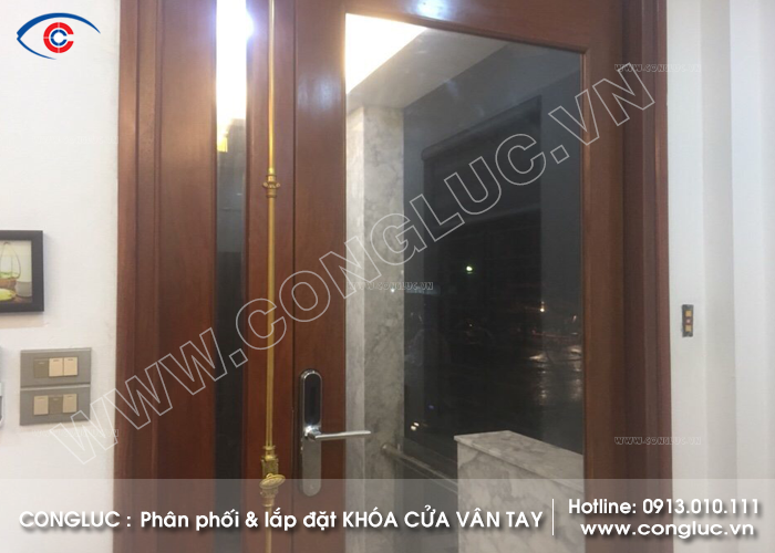 Lắp khóa vân tay Adel 5800 giá rẻ cho căn hộ