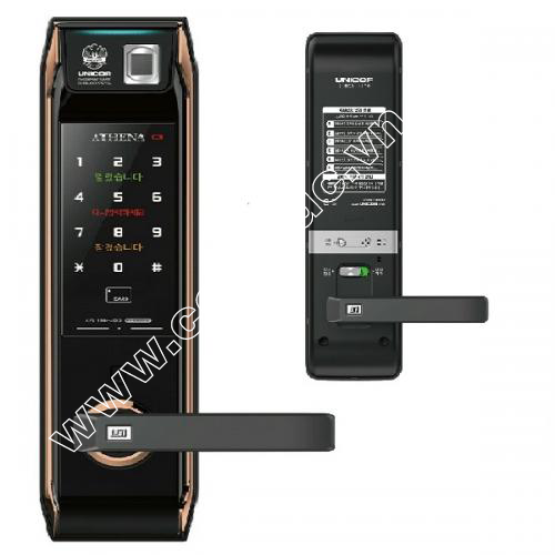 Khóa vân tay thẻ từ mật mã Unicor UN-9000BWSK-F-UNE1