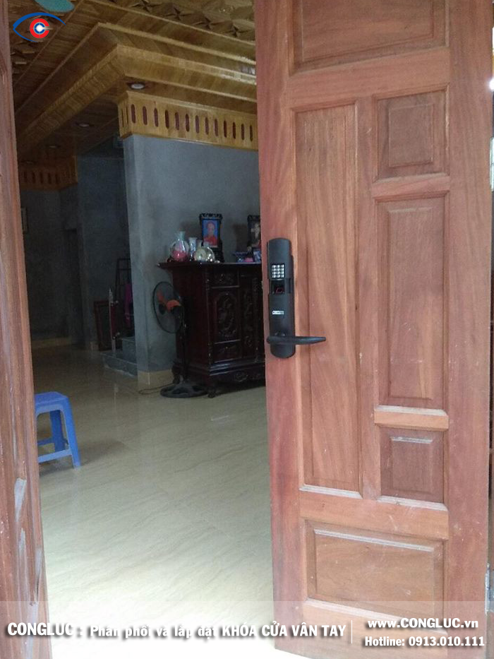 Lắp khóa cửa vân tay giá rẻ tại Hải Phòng