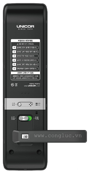 Khóa cửa vân tay Unicor UN-9000BWSK-F-UNE1 giá rẻ