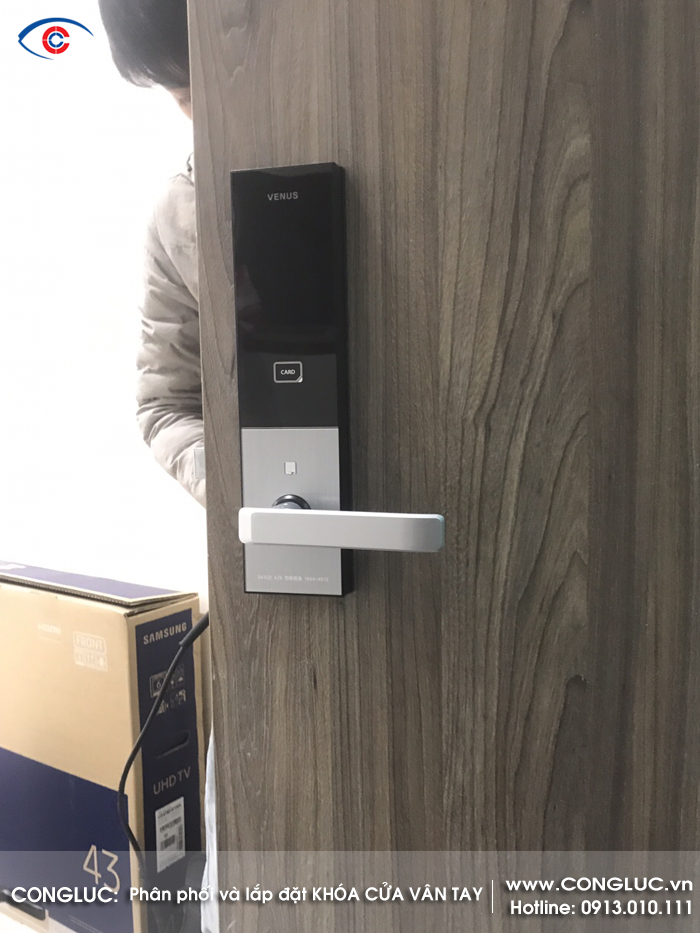 Lắp khóa thẻ từ unicor UN-7000SK tại nhà nghỉ Hải Phòng