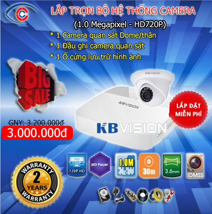 giảm giá lắp đặt camera quan sát trọn gói nhân dịp quốc khánh 02/09