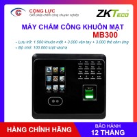 Mừng lễ 30/4 và 1/5 giảm giá 10% máy chấm công khuôn mặt zkteco mb300