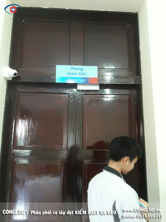 Lắp kiểm soát ra vào Ngân hàng Viettinbank 36 Điện Biên Phủ Hải Phòng