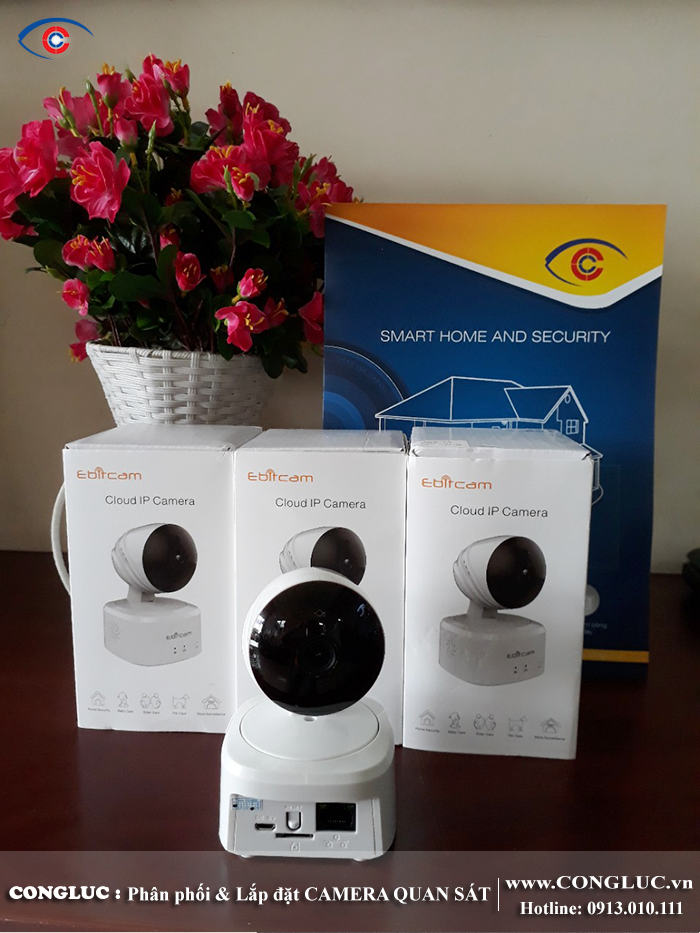 Lắp camera ip wifi ebitcam giá rẻ