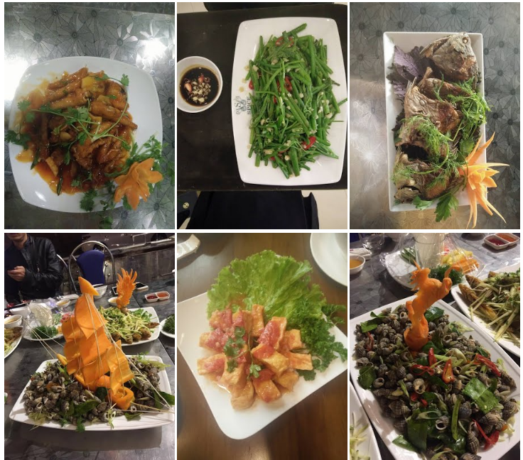 Thực đơn nhà hàng Kong Hải Sản Hạ Long Quảng Ninh