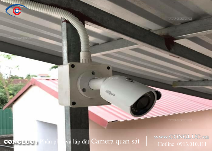 Lắp đặt camera tại Công ty Hải Hoàng, An Lão, Hải Phòng