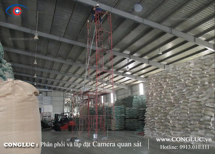 Lắp đặt camera quan sát tại Hải An cho Công ty Hoàng Cầu
