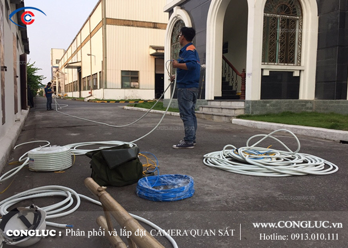 Lắp đặt camera giám sát tại công ty nhựa Phú Lâm Hải Phòng