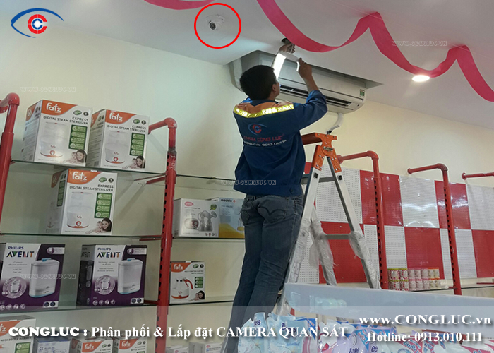 Lắp camera quan sát trọn gói giá rẻ cho cửa hàng