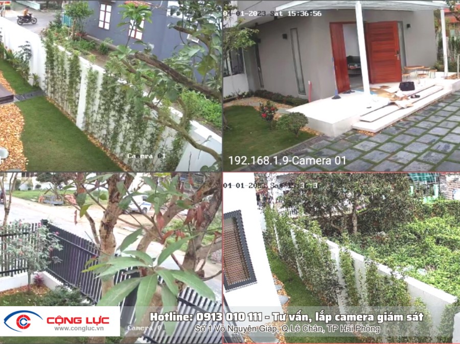 Lắp đặt camera giám sát nhà riêng tại Dương Kinh Hải Phòng 10