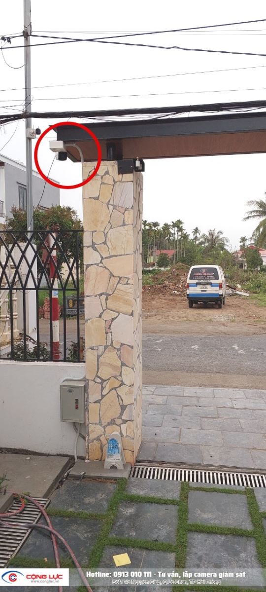 Lắp đặt camera giám sát nhà riêng tại Dương Kinh Hải Phòng 1