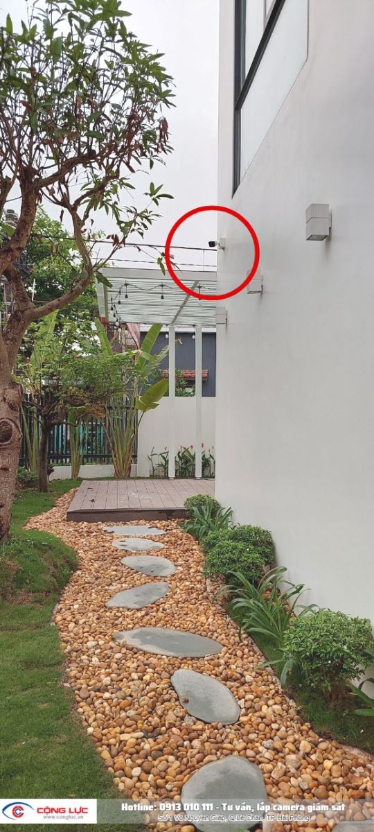 Lắp đặt camera giám sát nhà riêng tại Dương Kinh Hải Phòng 2
