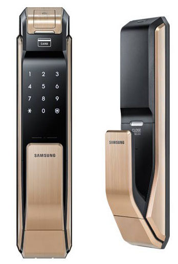 bán khóa cửa vân tay thẻ từ samsung SHS P718 giá rẻ