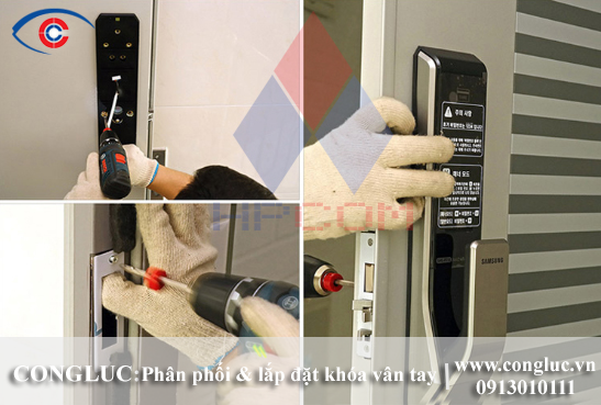 Lắp đặt khóa cửa vân tay tại Hải Phòng giá rẻ