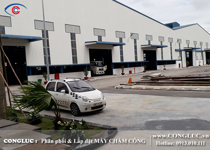 lắp máy chấm công tại kcn nam cầu kiền cho công ty citicom hải phòng