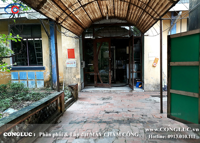 lắp máy chấm công cho công ty rượu la martiniquaise tại hải dương