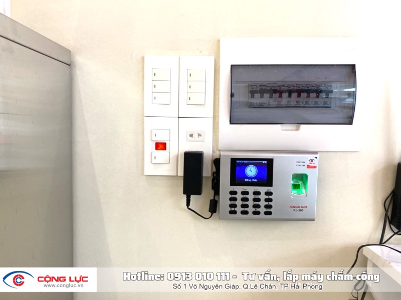 Lắp camera và máy chấm công cho cửa hàng trà sữa đô đô số 266 trần nguyên hãn hải phòng 4
