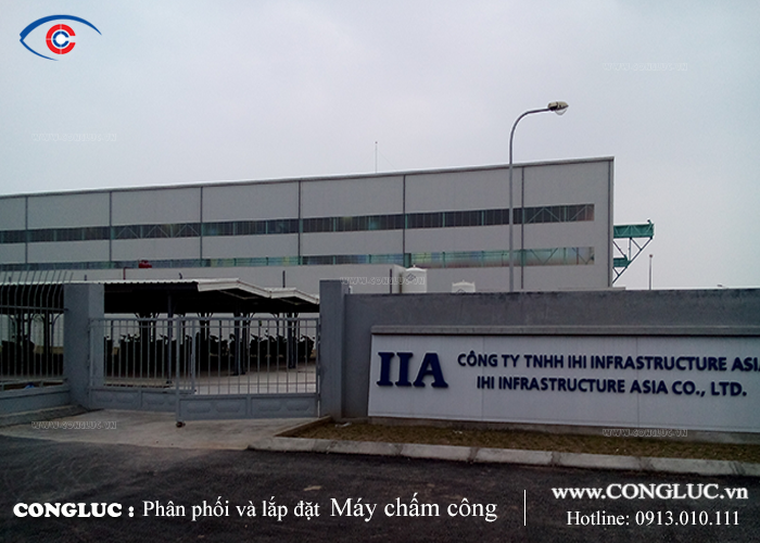 Lắp đặt máy chấm công tại Hải Phòng Công ty IIA