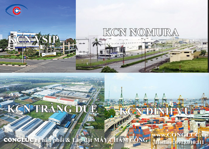Lắp đặt máy chấm công Khu công nghiệp tại Hải Phòng