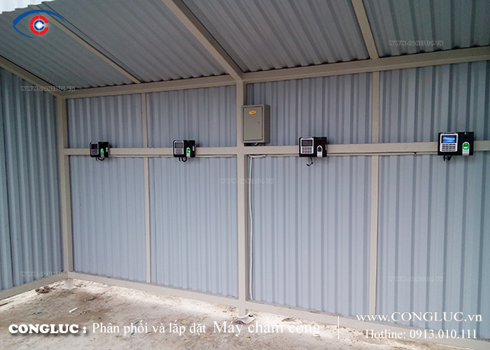 Lắp máy chấm công tại khu công nghiệp tại Hải Phòng