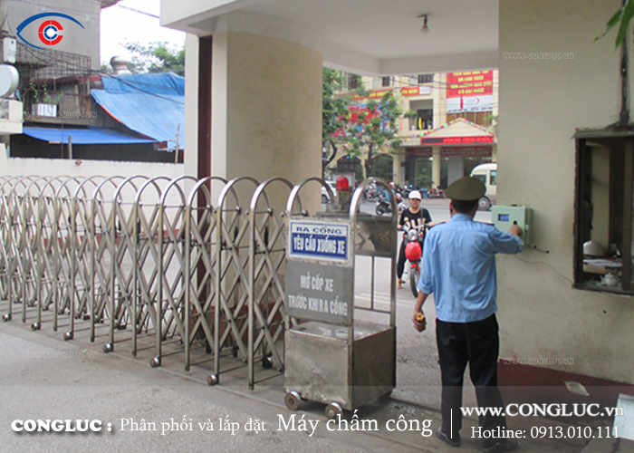Lắp đặt máy chấm công tại nhà máy đóng tàu Bạch Đằng Hải Phòng