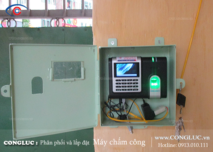 Lắp đặt máy chấm công vân tay tại nhà máy đóng tàu Bạch Đằng Hải Phòng