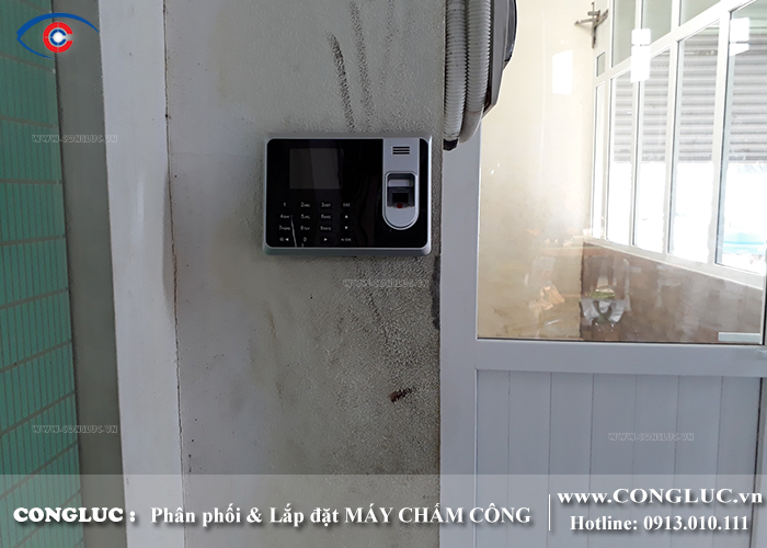 Lắp máy chấm công Ronald Jack Rj500ID cho nhà xưởng tại An Dương