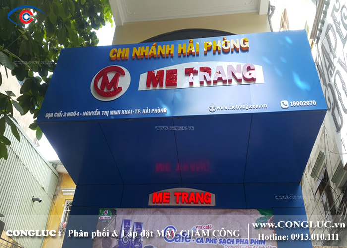 lắp máy chấm công tại đường nguyễn thị minh khai tp hải phòng