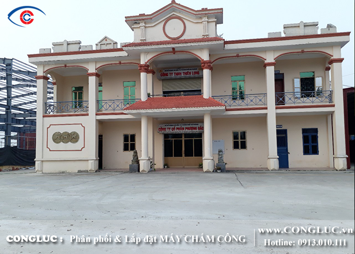 Lắp máy chấm công cho công ty Thiên Long Hải Phòng