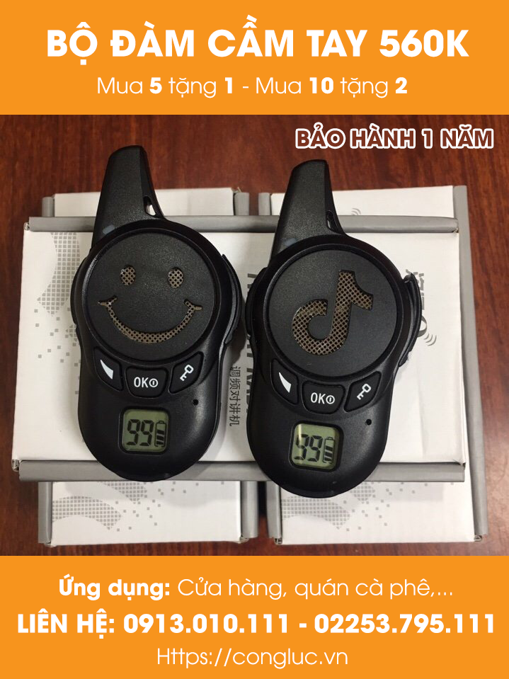 máy bộ đàm cầm tay mini giá rẻ