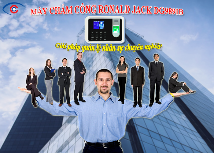 Bán máy chấm công vân tay Ronald Jack DG989IB tại Hải Phòng