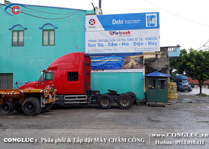 lắp máy chấm công tại quận Hải An trung tâm sửa chữa Vietruck
