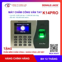 mừng 30/4 và 1/5 máy chấm công giảm 10% máy chấm công ronald jack k14pro