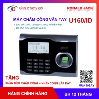 mừng lễ 30/4 và 1/5 giảm giá 10% máy chấm công Ronald Jack U160/ID